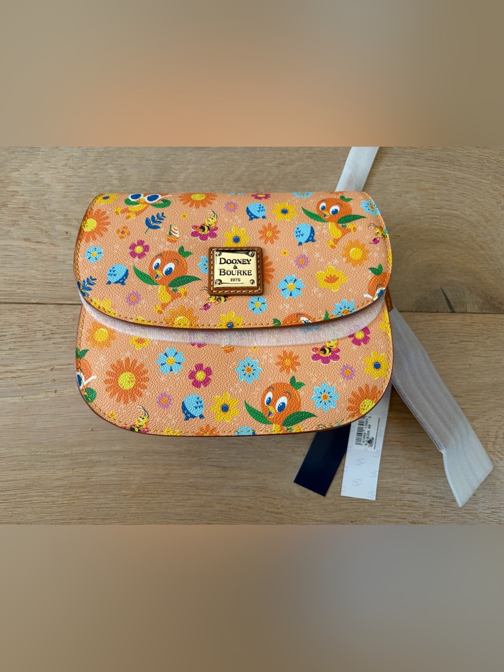 Disney 2026 Flower & Garden Festival Orange Bird Dooney & Bourke Crossbody  NWT